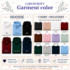 Custom word embroidery style options