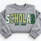Personalized University Name Appliqué Sweatshirt - Custom Established Year College Crewneck