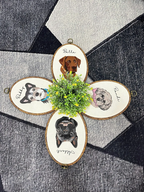 Personalized Embroidered Teddy Bear Baby Name Hoop, Custom Nursery Wall Decor, Baby Name Reveal Sign, Newborn Keepsake Gift