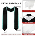 Custom Printed Graduation Stole Class of 2026 - Personalized Graduation Sash with Name & Logo - College High School Graduate Gift