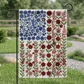 USA Wildflower Flag Decor, Patriotic 1776-2026 Garden Flag, Independence Day Yard Banner, America 250th Celebration Outdoor Decor