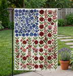 USA Wildflower Flag Decor, Patriotic 1776-2026 Garden Flag, Independence Day Yard Banner, America 250th Celebration Outdoor Decor