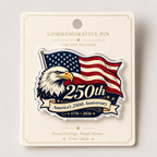 America 250th Anniversary Acrylic Pin, Patriotic Eagle Flag Brooch, 1776 2026 USA Commemorative Pin, American Eagle & Statue of Liberty Pin