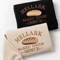 Embroidered Mellark Baked Good Embroidered Sweatshirt, Hunger Games Inspired hoodie, abenathy liquors like all fires shirt, bookish fan gift