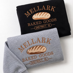 Embroidered Mellark Baked Good Embroidered Sweatshirt, Hunger Games Inspired hoodie, abenathy liquors like all fires shirt, bookish fan gift