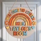 Custom Speech Pathologist Door Sign, Daisy Speech Therapist, SLP 3D Sign, New SLP, Gift for Teacher Appreciation,Speech Language Pathologist