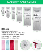 Personalized Wedding Welcome Sign, Custom Photo Banner, Couple Portrait Decor