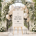 The Night Before Wedding Welcome Sign Rehearsal Dinner Welcome Sign Customizable Welcome to the Night Before Poster Printed