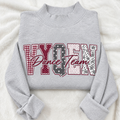 Personalized Team Name Appliqué Crewneck - Dance Team Gift
