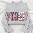 Personalized Team Name Appliqué Crewneck - Dance Team Gift
