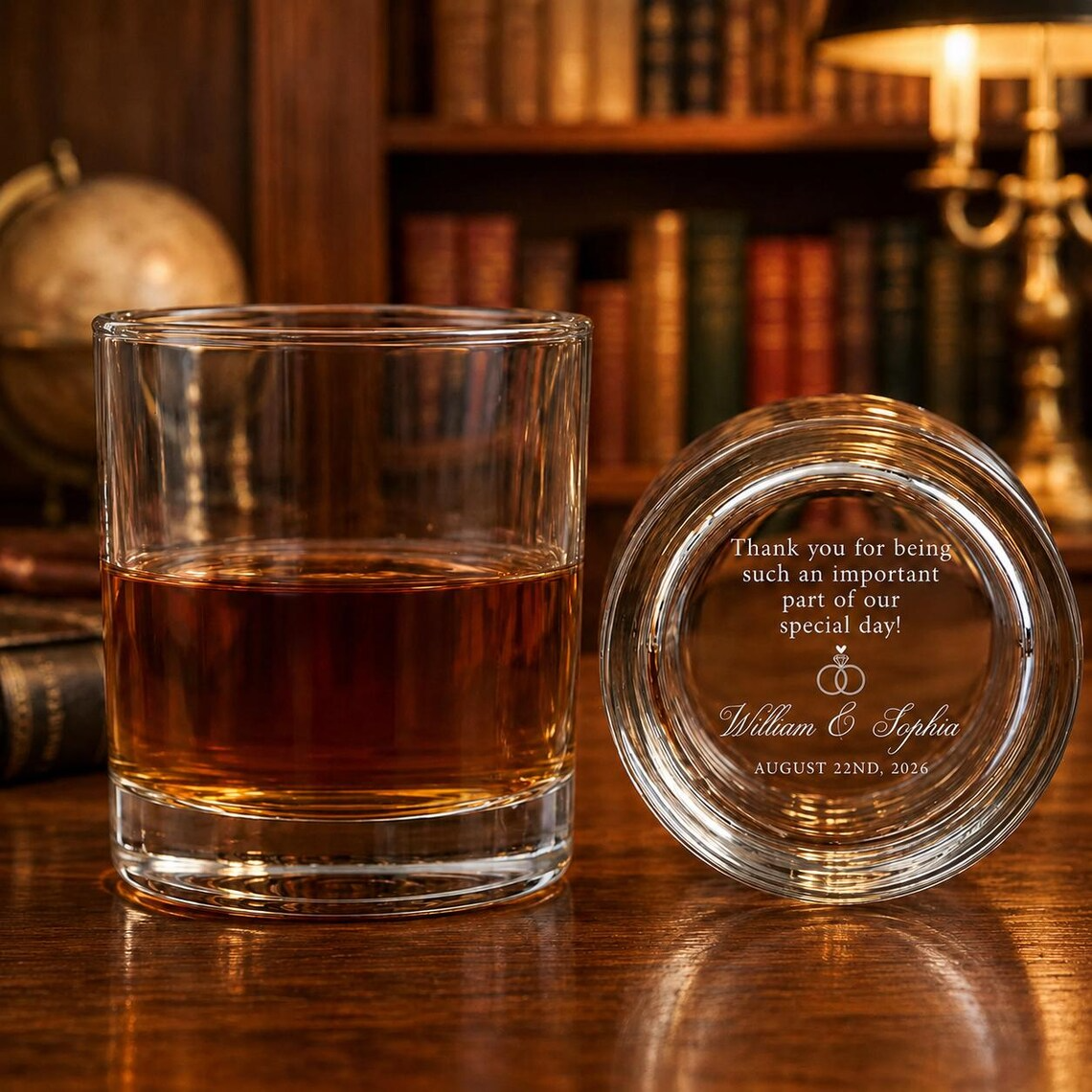 Personalized Officiant Proposal Gift, Groomsmen Whiskey Glass, Wedding Party Favors for Men, Custom Officiant Thank You Gift