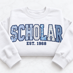 Personalized University Name Appliqué Sweatshirt - Custom Established Year College Crewneck