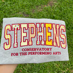 Floral Varsity Applique Sweatshirt - Custom College Name