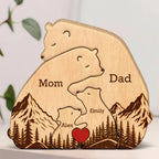 Personalized Bear Family Puzzle detail