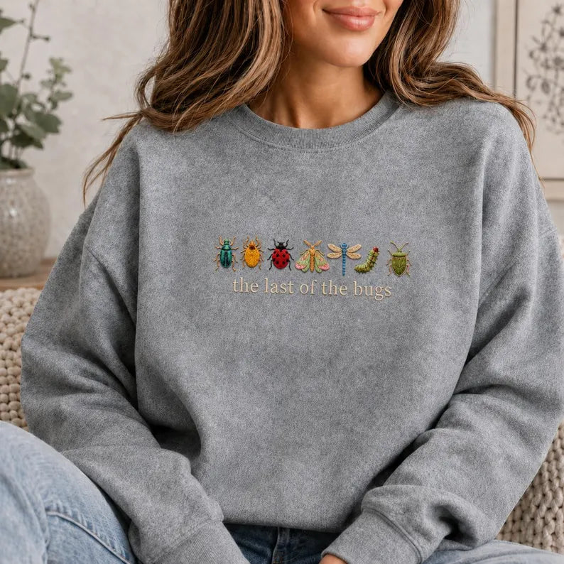Last of the Bugs Embroidered Shirt for cottagecore outfits