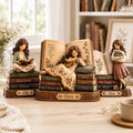 Custom Book Lover Wooden Block