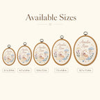 Personalized Baby’s First Christmas Goose Hoop 2026 - Embroidered Name Keepsake