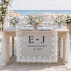 Personalized Wedding Table Runner for wedding receptions
