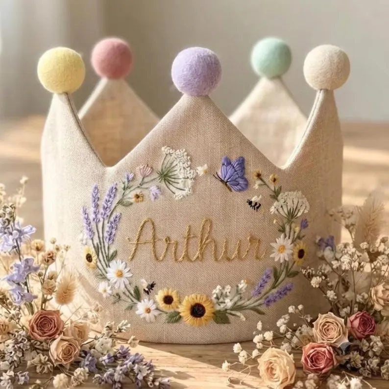 Personalized Birthday Crown for first birthdays