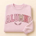 Custom Word Applique Sweatshirt detail