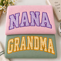 Custom Family Name Sweatshirt - Gingham Applique Crewneck