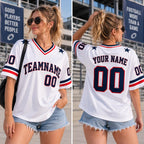 Custom Football Jersey - Personalized Name & Number Team Shirt