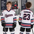 Custom Long Sleeve Hockey Jersey - Personalized Name & Number Team Shirt