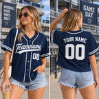 Custom Baseball Jersey with Name & Number - Personalized Softball Team Shirt