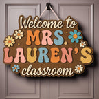 Personalized Classroom Door Sign for teacher door decor