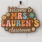 Personalized Classroom Door Sign with custom name