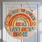 Custom Speech Pathologist Door Sign design detail