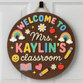 Personalized Pencil Teacher Door Sign