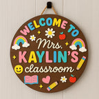 Personalized Pencil Teacher Door Sign for pencil teacher decor
