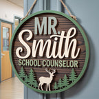 Personalized School Counselor Sign for school counselor decor
