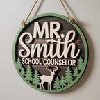 Personalized School Counselor Sign for school psychologist