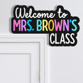 Personalized Teacher Doorframe Sign detail