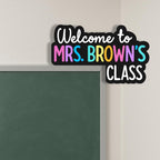 Personalized Teacher Doorframe Sign for back to school