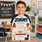 Personalized First & Last Day Sign for last day photos