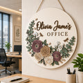 Personalized Office Status Sign detail
