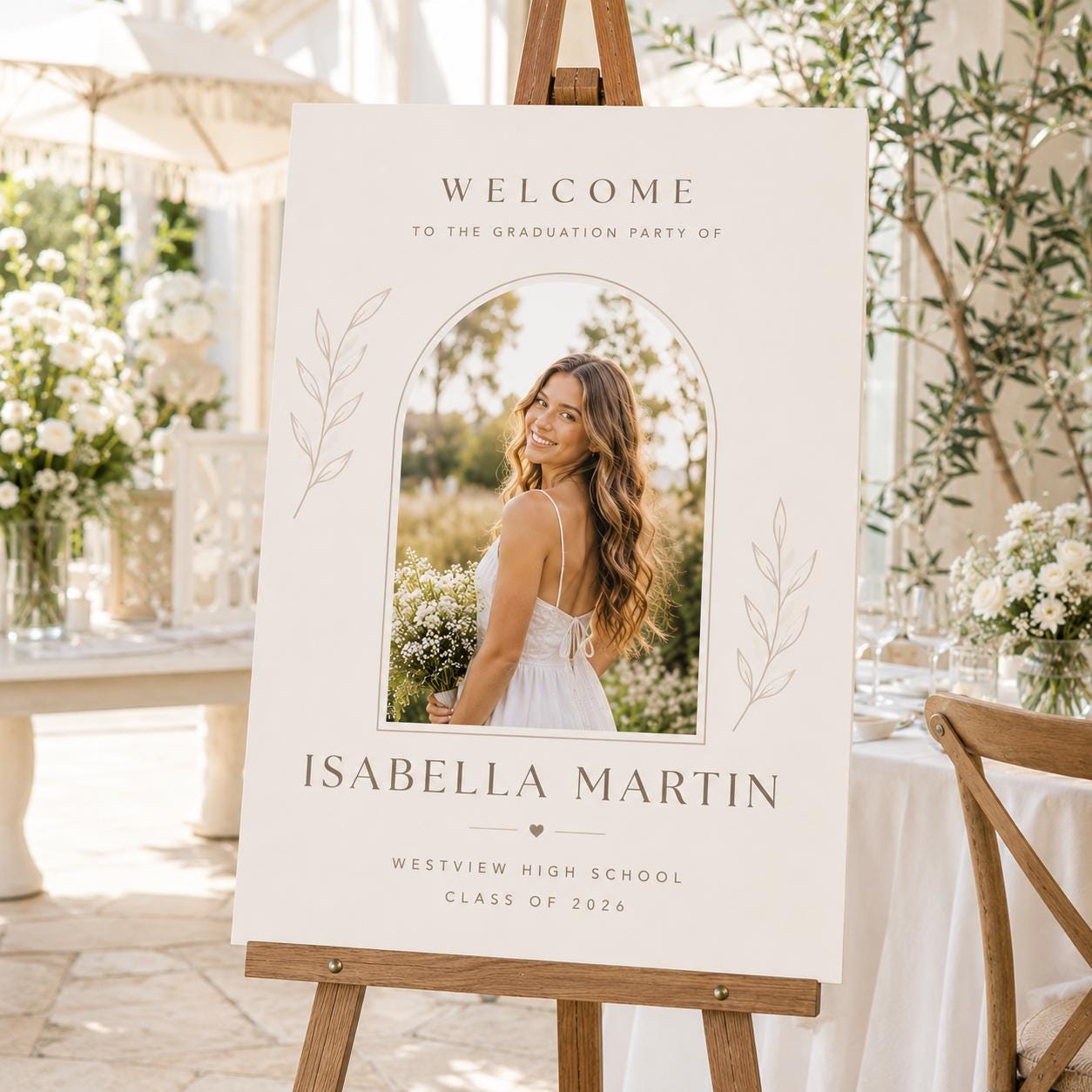 Personalized Graduation Yard Sign for senior celebrations