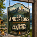 Personalized RV Campsite Sign detail