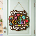 Personalized Teacher Name Sign with custom name