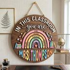 Personalized Classroom Affirmation Sign for classroom affirmation decor