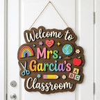 Personalized Teacher Name Sign for teacher name sign