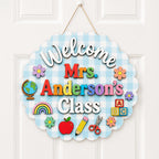Personalized Teacher Welcome Sign for back to school
