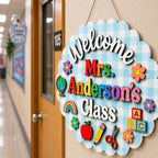 Personalized Teacher Welcome Sign alternate product view