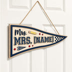 Personalized Pencil Teacher Sign - Classroom Door Decor