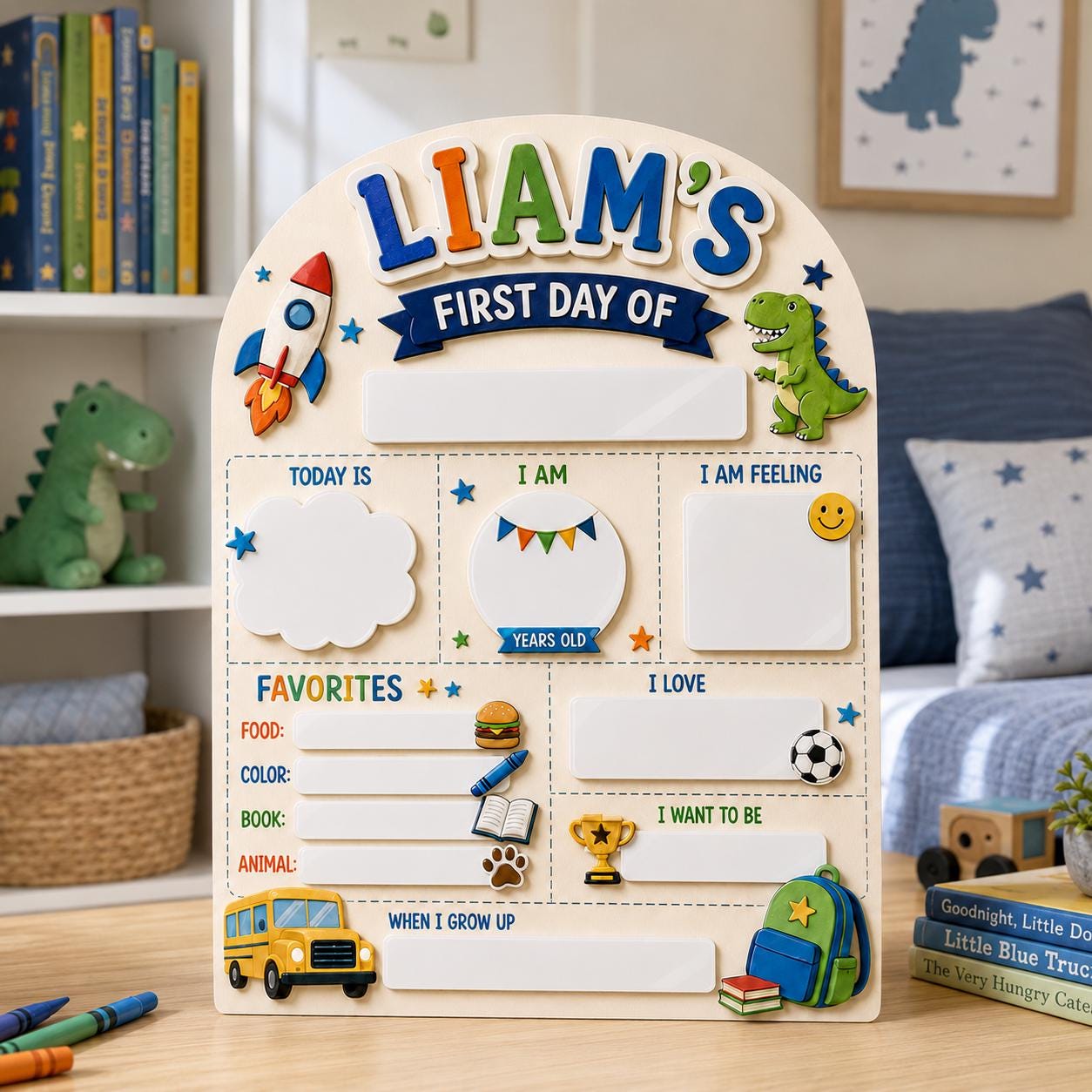 Personalized First & Last Day Sign for first day photos
