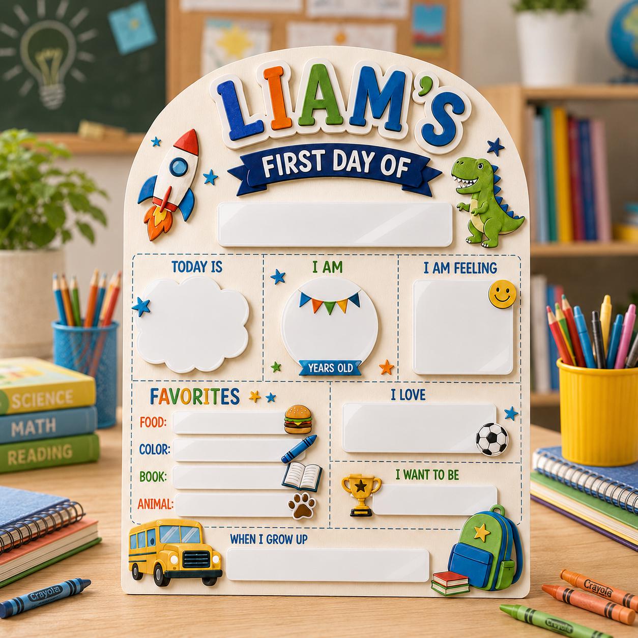 Personalized First & Last Day Sign