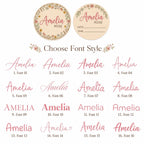 Personalized Bunny Birth Announcement for birth announcements